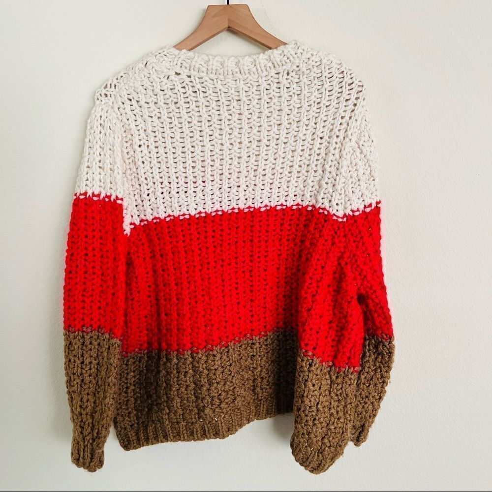 Mango Multicolor Crew Neck Sweater - Picture 2 of 6